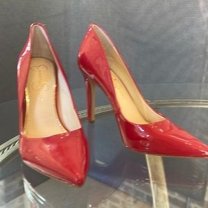 Jessica Simpson red heels